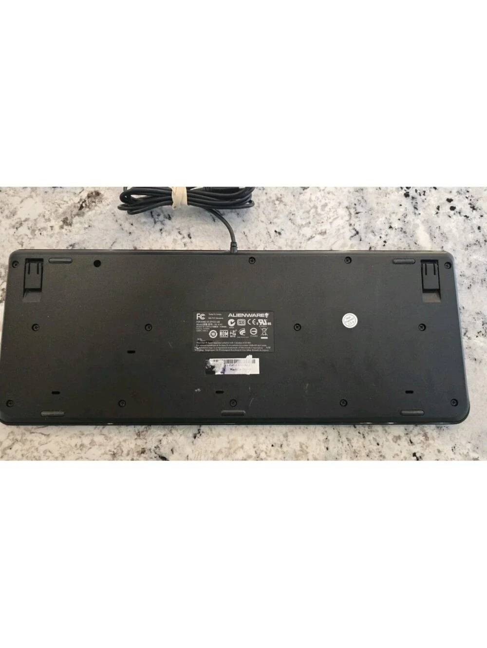 Alienware SK-8165 Black Gaming Keyboard Wired USB Tested